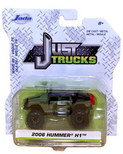 Jada Just Trucks 2006 Hummer H1 Green Die-cast Metal Wave 26 Truck HTF NIP 2022