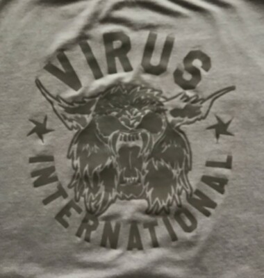 Virus International Wildcat T-Shirt, Gray, Size Medium