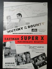 1935 Original Movie Poster MUTINY ON THE BOUNTY Clark Gable - MGM 11" x 17"