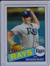 Brendan McKay 2020 Topps Series 1 Mojo Refractor Rookie 1985 Chrome Silver Pack