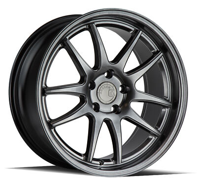 18x8.5 Aodhan DS02 5x114.3 +35 Hyper Black Wheels (Set of 4) | eBay