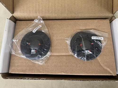 MB Quart XT1-20 X-Line .75” Titanium Silk Dome Tweeters w/ Crossovers - Must See - Picture 3 of 4