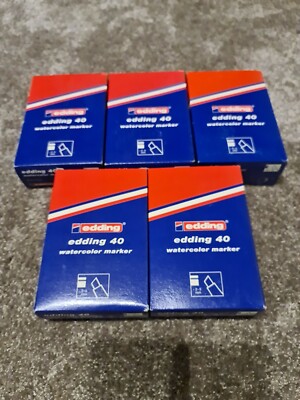 50 Stück Edding 40 Aquarellmarker Keilspitze 2-5 mm BLAU