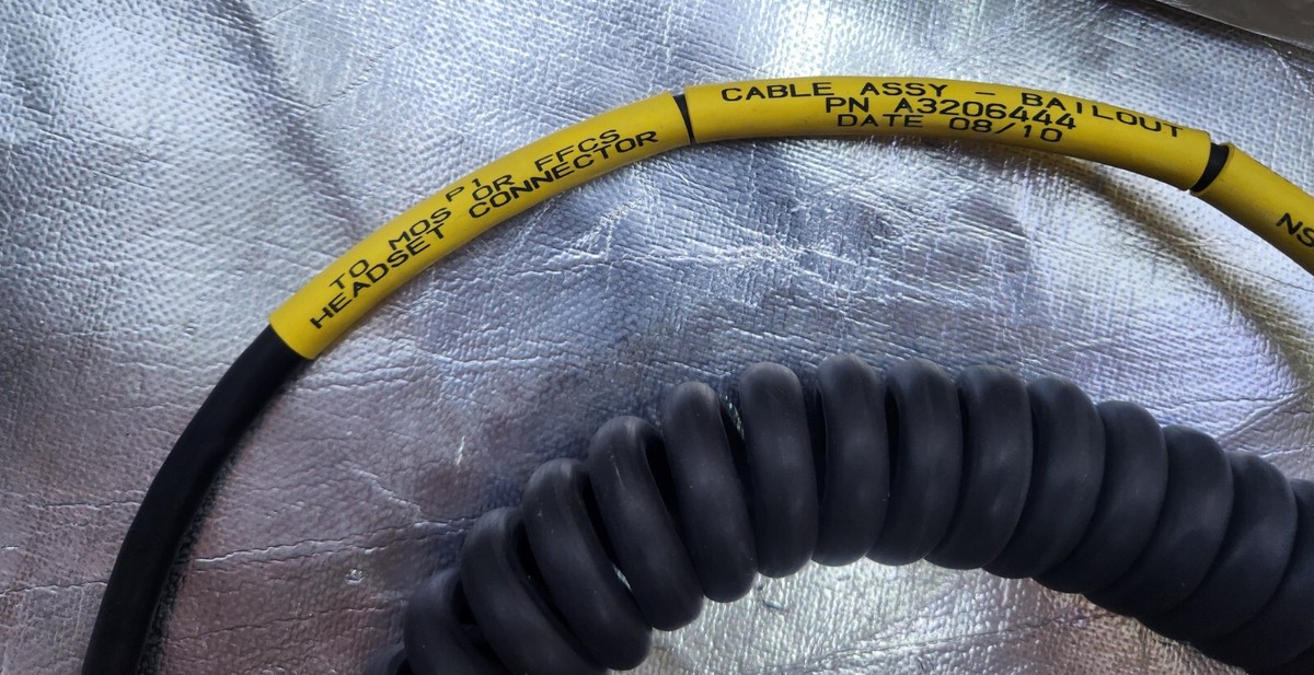 NOS Bailout Cable Assembly NSN 5995-01-429-5177 A3206444 CX-13479