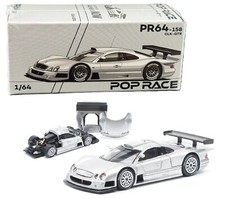 Pop Race Mercedes Clk-gtr Amg Coupe 1998 1:64 PR640158