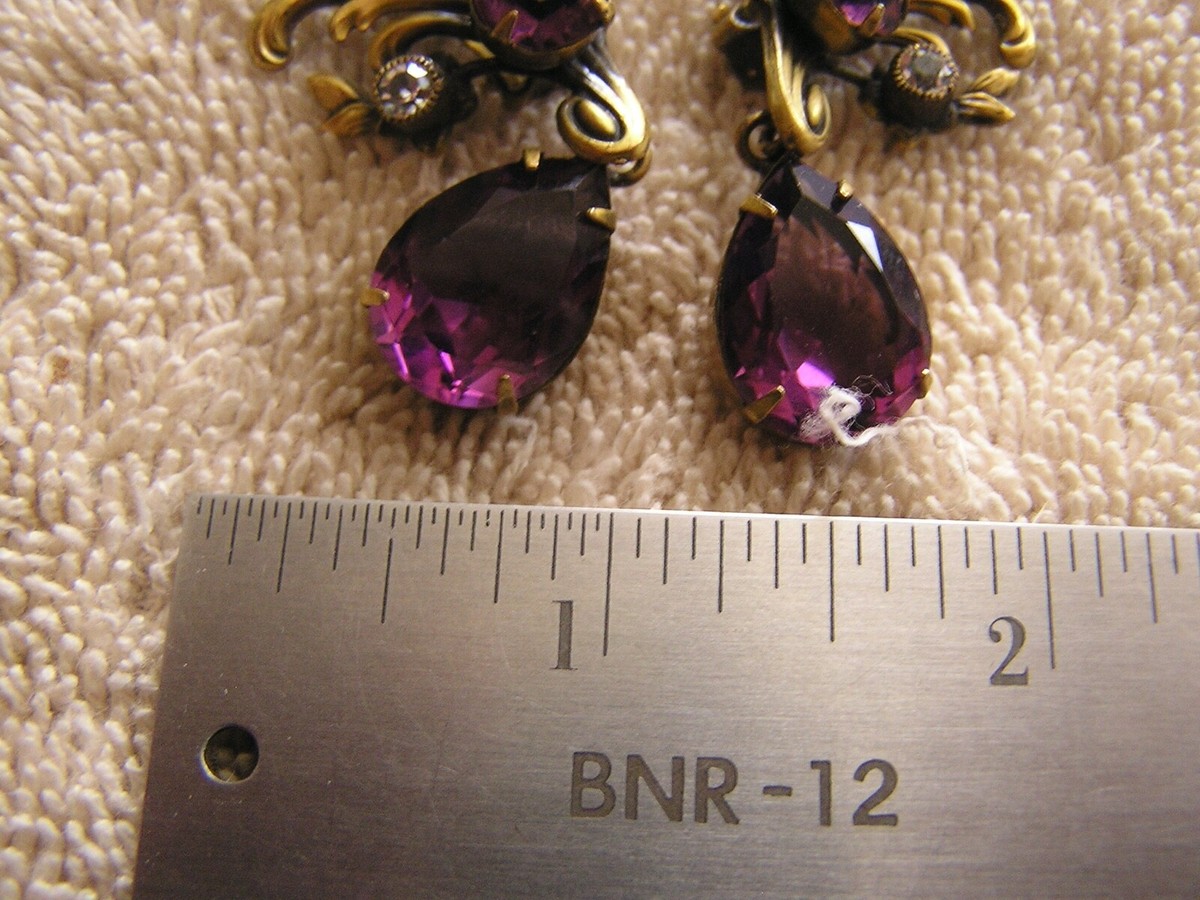 Beautiful Vintage Earrings Pat # 156452 | eBay