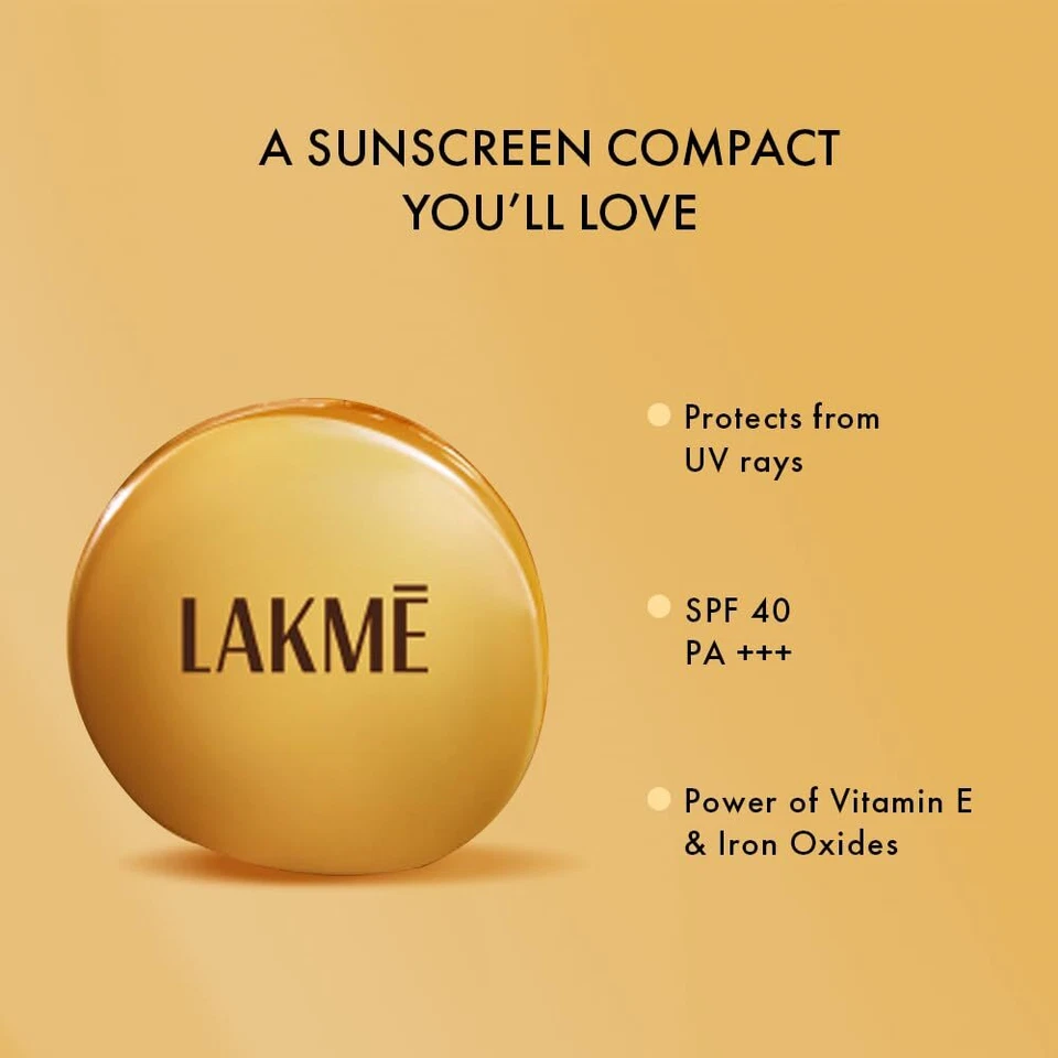Lakme Sun Expert Ultra Mate FPS 40 PA+++ Compacto, 7gm Foto 3 de 3
