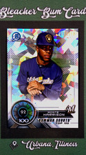2018 Bowman Chrome #BTP-92 Monte Harrison Top 100 Scouts Atomic Refractor #/150