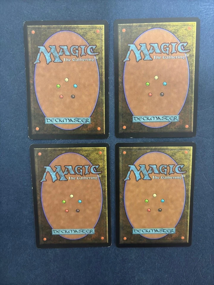 MTG 4X JAPANESE EXODUS OATH OF GHOULS MAGIC THE GATHERING BLACK ENCHANTMENT RARE - Image 2 of 4