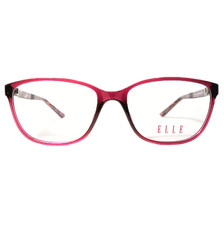 New ELLE Women's Eyeglasses EL13410 WI Wine Crystal Optical Frame 53-16-135