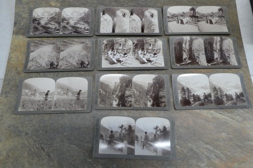 Switzerland Through The Stereoscope Volume I & II Underwood 98 Stereoview Cards - Picture 12 of 18