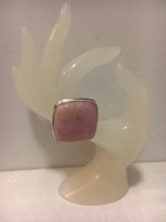 Pink Opal & Silver Ring Uk Size S Us Size 9.5 Gemstone Jewellery Pink Opal & Silver Ring Uk Size S Us Size 9.5 Gemstone Jewellery
