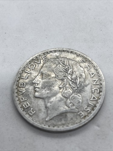 1949 France 5 Francs Aluminum km 888 b - Picture 3 of 11