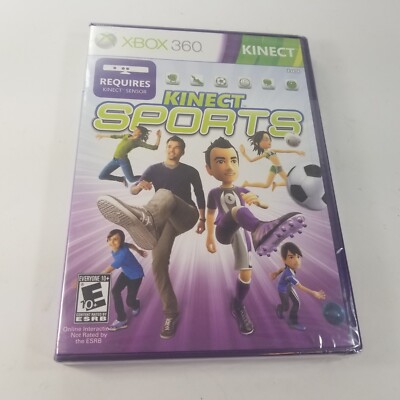 Xbox 360 Kinect Sports new sealed Kinect Sensor Required