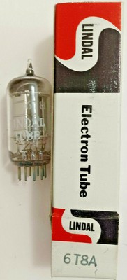 6T8A NOS vacuum tube Lindal triple diode triode