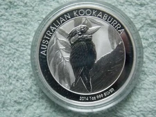 2014 AUSTRALIAN SILVER KOOKABURRA 1 OZ BU (from rolls) 