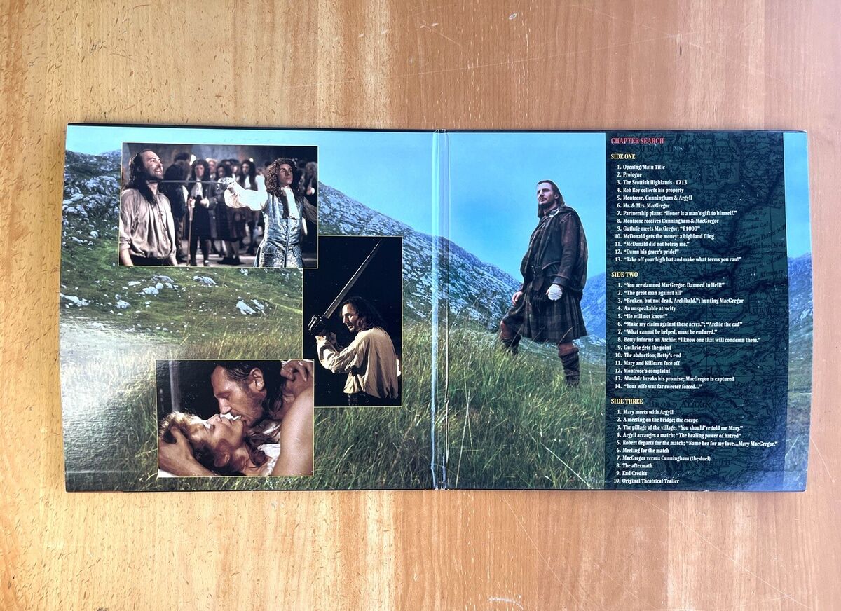 Rob Roy Deluxe Letter-Box Edition (Laserdisc, 1995 Rob Roy Deluxe Letter-Box Edition (Laserdisc, 1995
