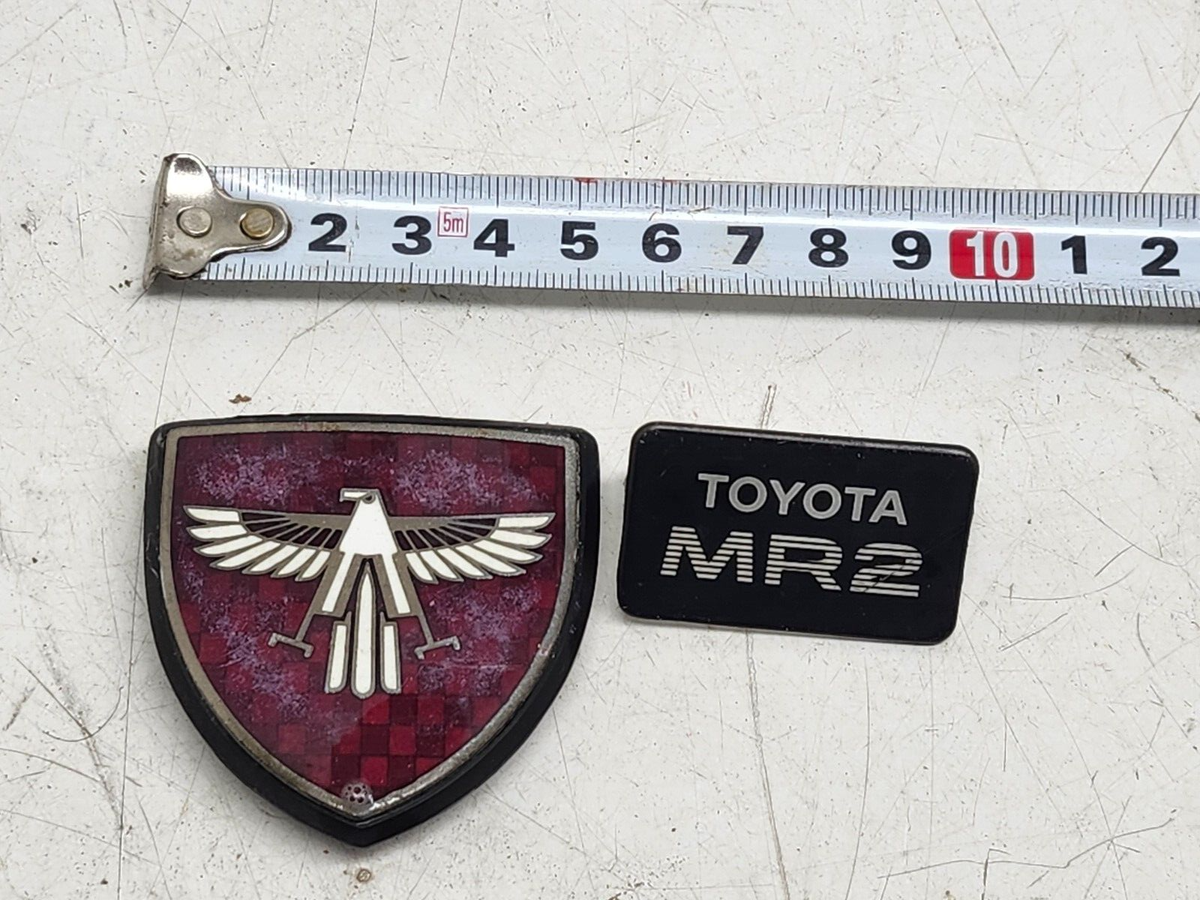 JDM TOYOTA MR2 AW11 FRONT HOOD EMBLEM OEM | eBay