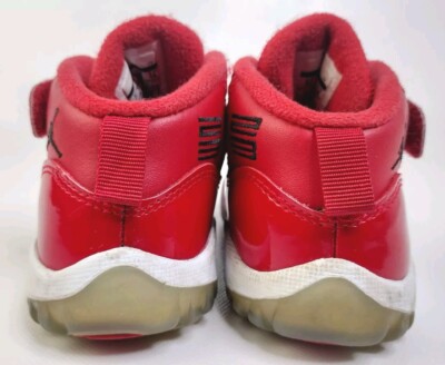 Nike Air Jordan 11 Retro 'Win Like 96' Toddler Size 8C Red