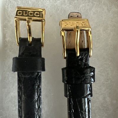 Gucci Black Face Women’s Watch With Brand New Extra Leather Band GUCCI-YA126579A-1.jpg main image 4
