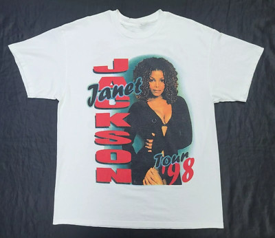1998 Janet Jackson USHER The Velvet Rope Tour T-Shirt