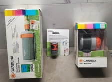 GARDENA 6965 Oscillating Sprinkler 2800 Sq Feet  Timer and Accesory  lot x 3