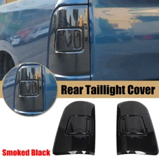 For 2019-24 Dodge Ram 1500 2500 3500 Rear Taillight Lamp COVER TRIM SMOKED BLACK
