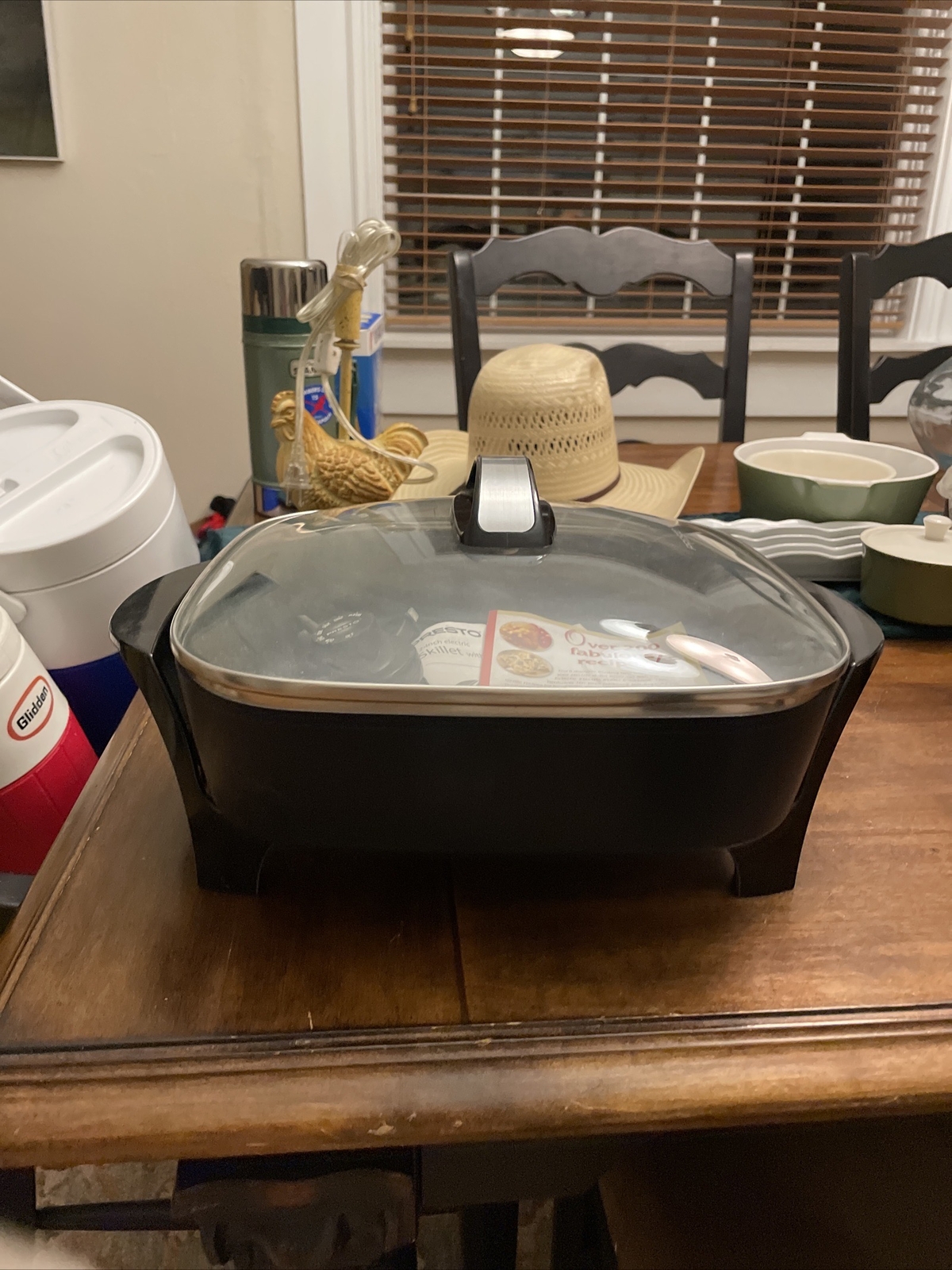 Presto 06852 16" Electric Skillet With Glass Cover 726084715561 eBay