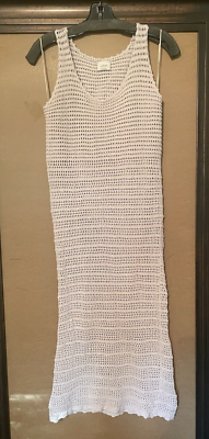white christmas dresses Wilfred x Deadstock x Cotton Crochet Midi Dress (M) main image 0