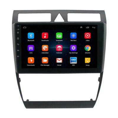 9'' Android 10.1 Car Stereo Radio GPS Navi Wifi Player For 2004 Audi A6 C5 S6