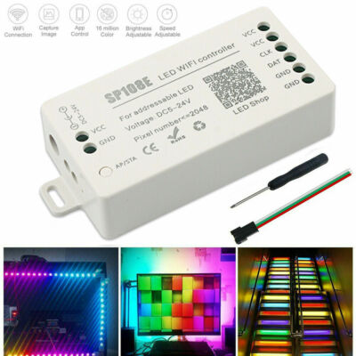 WIFI SP108E LED Strip Controller Support IOS/Android App Group Control 5-24V