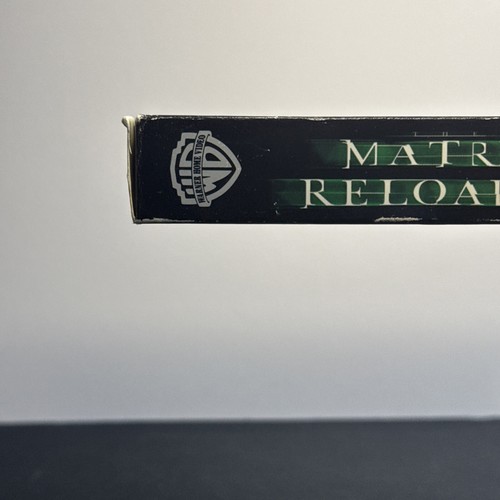 Vintage The Matrix Reloaded Sci Fi Film Movie VHS Video Tape 2003 Keanu ReevesGC - Picture 5 of 12