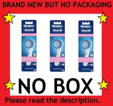 *NO BOX - 6 ORAL-B Sensitive Clean Gum Care Teeth Replacement Tooth Brush Heads