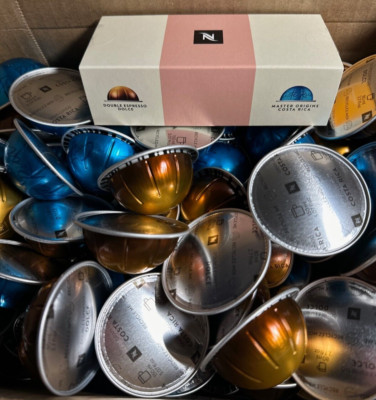 Nespresso Double Espresso Dolce /MASTER ORGINS COSTA RICA 144Pods Bulk/Loose
