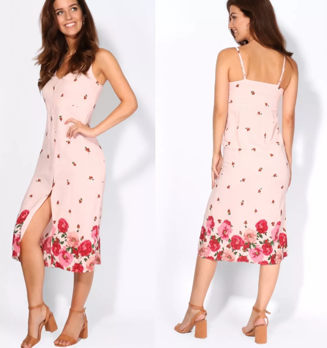 Topshop floral on sale slip dress