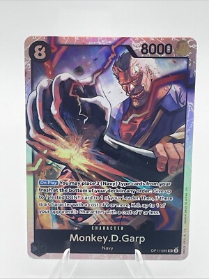 Monkey.D.Garp SR OP11-095 A Fist of Divine Speed One Piece CCG