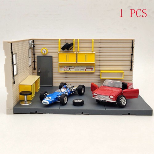1/2/4 PCS 1:43 Scale Aurora Garage Diorama Scene Model (not include model cars) - Picture 13 of 21