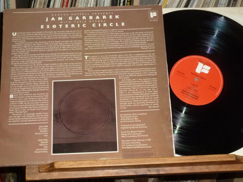 1977 Jan Garbarek Terje Rypdal Arild Andersen Jon Christensen Esoteric Circle Ex Foto 3 de 4