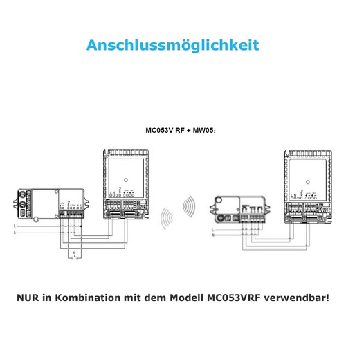 MW05 Merrytek Rf-Funknetzwerk Receiver Dimming Function IN Combination With - Picture 7 of 12