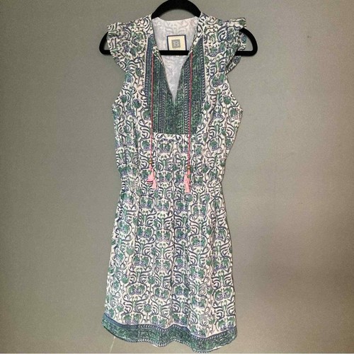 Alicia Bell Lola Kleid ärmellos Baumwolle Seide Boho Indien Größe Large - Bild 10 von 12