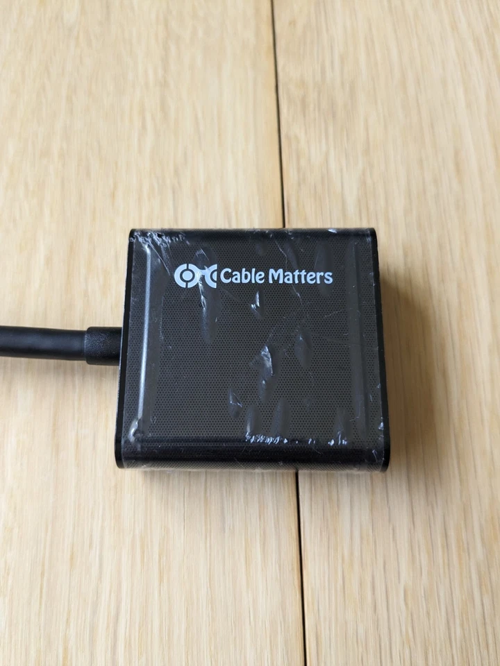 New DisplayPort Computer to DVI Adapter Gold-Plated. Cable Matters Brand. 7.9" - Image 4 of 4