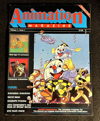 ANIMATION Magazine Premier Issue (1987) – First‑Ever SIMPSONS Appearance