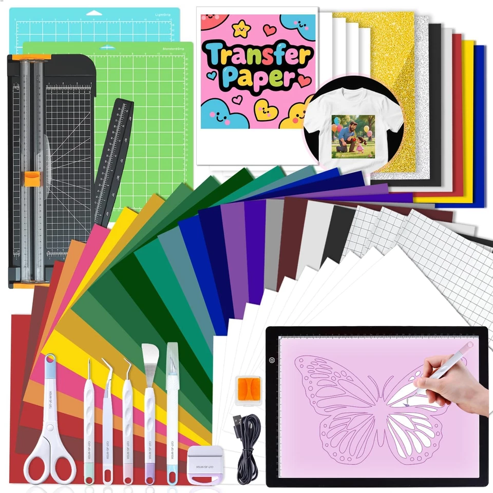 CONVEND The All-in-One Accessories and Supplies Bundle for Cricut Makers and All Explore