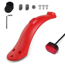 Electric Scooter Rear Fender Mudguard with Taillight for Xiaomi M365/Pro/1S Part