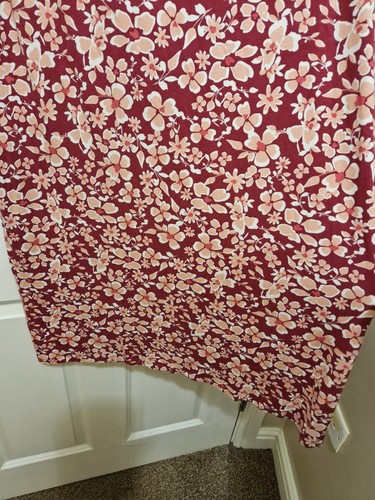 Ladies Floral Jersey Dress With Pockets Size 22 Cotton Traders - Picture 5 of 7