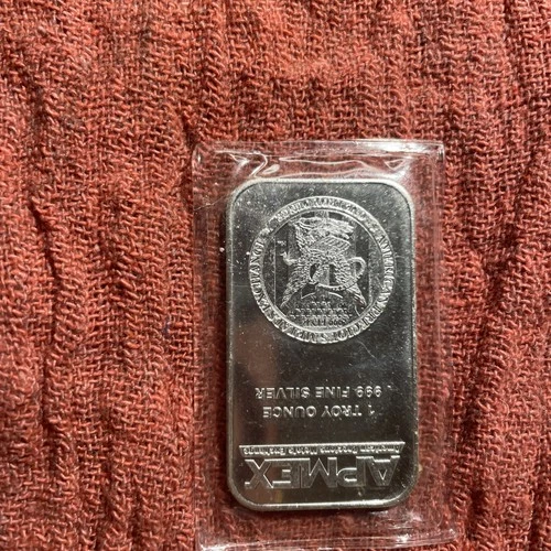 APMEX 1 Troy Ounce .999 Fine Silver Bar