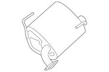Genuine Subaru Muffler 44300sj002