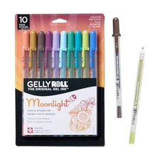 Sakura Gelly Roll Moonlight 06 Gel Pens  Fine Point Ink Pen For Journaling, Art,