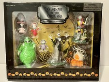 Disney Parks Nightmare Before Christmas Collectible Figures Set of 7