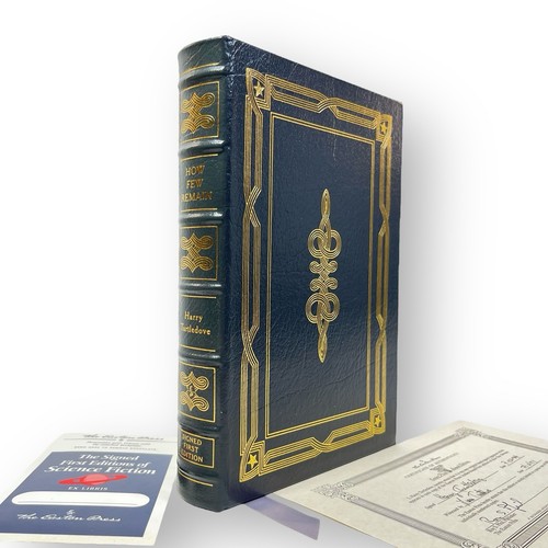Easton Press WIE WENIGE ÜBRIG BLEIBEN Harry Turtledove SIGNIERT Sci-Fi 1. Ausgabe Echtheitszertifikat EXC